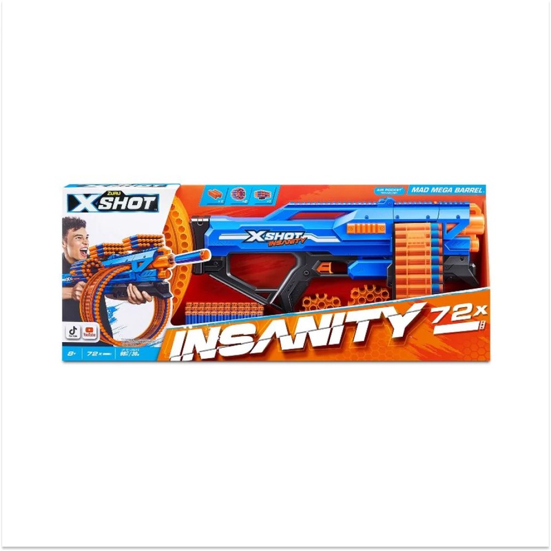 Zuru x-shot insanity mad mega barrel