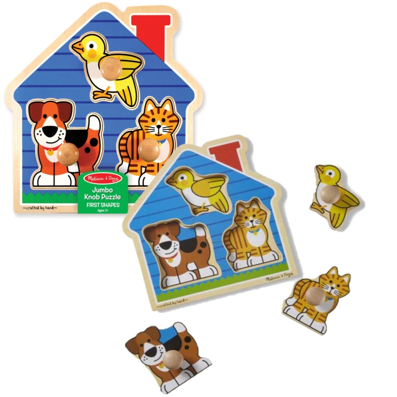2055 Melissa & Doug House Pets Jumbo Knob Puzzle