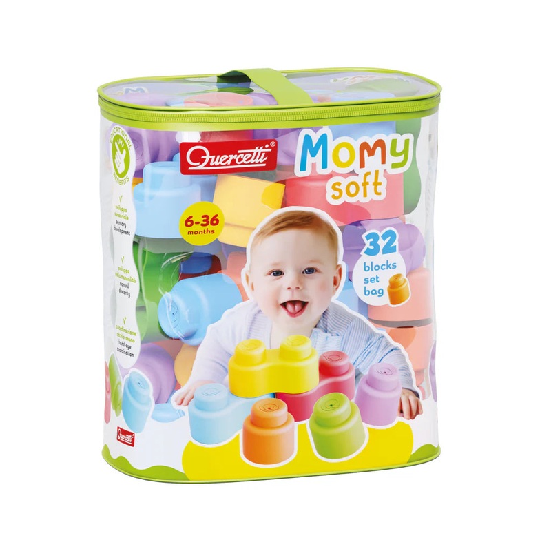 Quercetti – momy soft bag 32 pcs